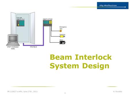 Beam Interlock System Design H. Pavetits 1 PR-110627-a-HPA, June 27th, 2011.