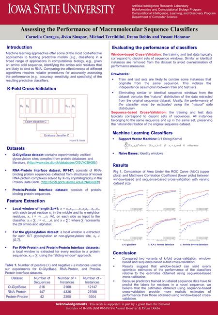 Feature Extraction Artificial Intelligence Research Laboratory Bioinformatics and Computational Biology Program Computational Intelligence, Learning, and.