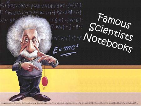 Famous Scientists Notebooks