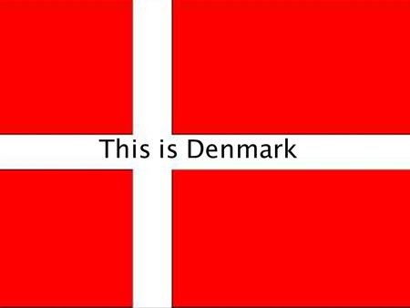 This is Denmark.  Denmark's Area.  Denmark is a small country placed in the Northern Europe, and is bordered to the south by Germany, The country.