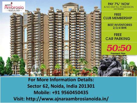 Sector 62,Noida, India 201301 Sector 62,Noida, India 201301 Mobile : +91 9560450435 Visit: