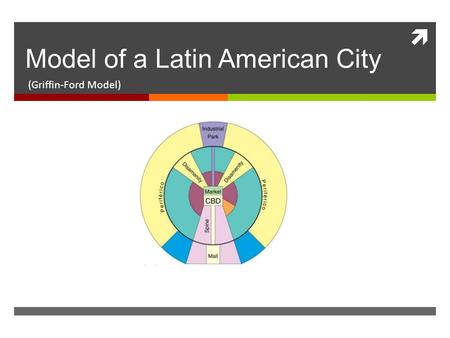 Model of a Latin American City