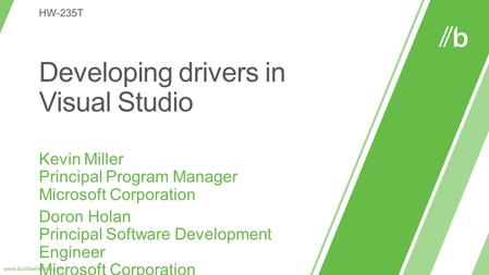 WDK (Visual Studio add-on) Visual Studio “11” Ultimate Kernel-mode headers/libs Kernel debugger (engine and UI) Windows SDK Visual Studio Core.