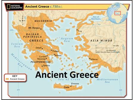 Ancient Greece. Greece: Geography Had a huge impact on development of Greece Much smaller compared to Mesopotamia and Egypt 50,000 square miles.