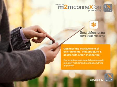 Our smart sensors enable businesses to remotely monitor and manage anything anywhere. Optimise the management of environments, infrastructure & assets.