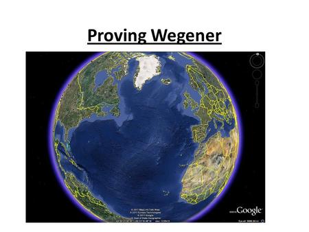 Proving Wegener. Mid Ocean Ridge The Mid-Atlantic Ridge is part of under-seas Mountain Range known as Mid-Ocean Ridge The rocks found on Continents are.