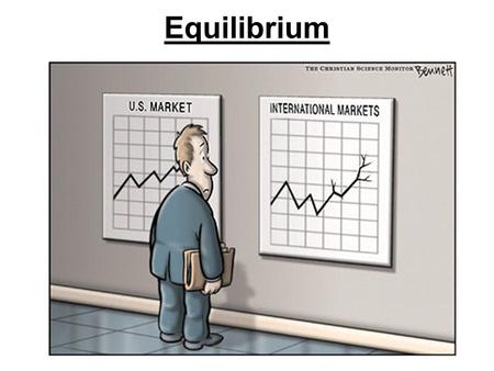 Equilibrium MARKET DEMAND & SUPPLY $5 4 3 2 1 10 20 35 55 80 $5 4 3 2 1 60 50 35 20 5 x 200 B U Y E R S PQDQD BUSHELS OF CORN MARKET DEMAND 2,000 4,000.