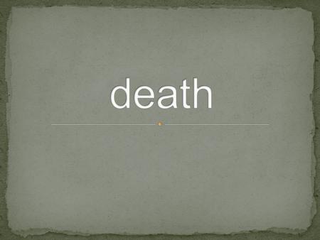 Natural Accidental Suicidal Homicidal Undetermined.