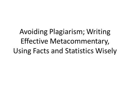 Quickwrite Come up with a clear thesis statement that answers this question, and then begin to answer it in the form of a freewrite. What do you think.