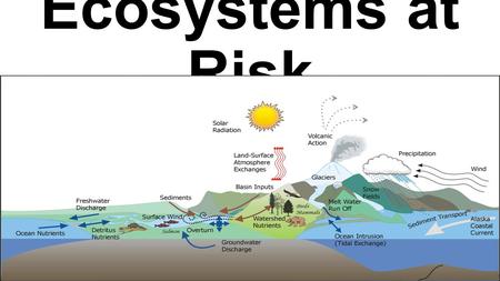 Ecosystems at Risk.