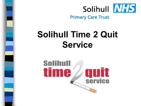 Solihull Time 2 Quit Service