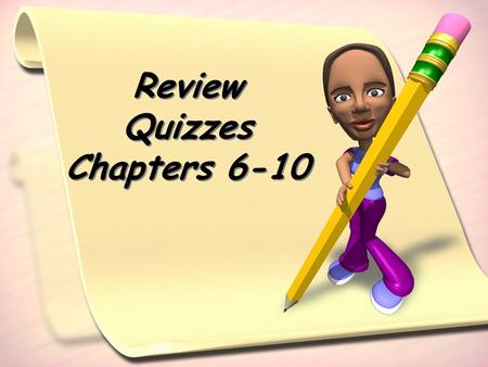 Review Quizzes Chapters 6-10. 1. The product(s) of the light reactions of photosynthesis is/are a. pyruvate b. glucose c. ATP and NADPH d. CO 2 and H.