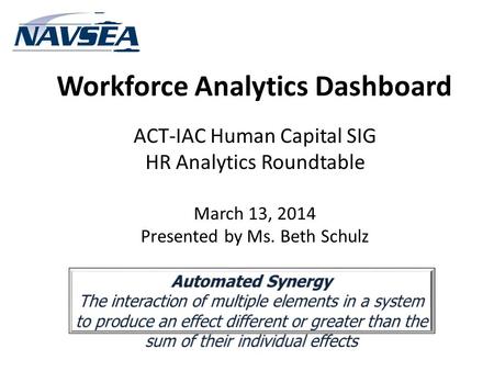 Workforce Analytics Dashboard