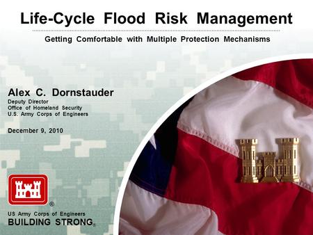 Life-Cycle Flood Risk Management