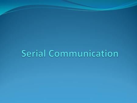 Essentials of Communication This simple model requires many guarantees. Sender Receiver Communication Link Data.