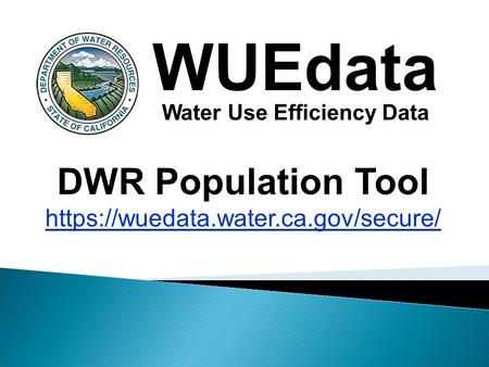 Water Use Efficiency Data