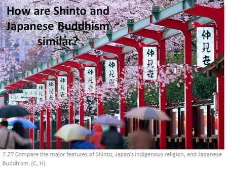 How are Shinto and Japanese Buddhism similar?