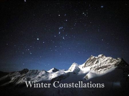 Winter Constellations