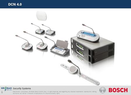 RSO EMEA | 12/12/2011 | © Robert Bosch GmbH 2011. All rights reserved, also regarding any disposal, exploitation, reproduction, editing, distribution,
