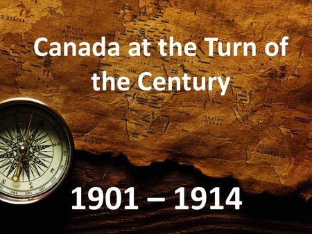 Canada at the Turn of the Century