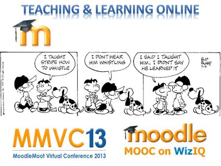 May 2013 Part 1: Teaching & Learning Online with Course and Learning Management Systems Part 2: Teaching & Learning Online with Moodle Part 3: Teaching.