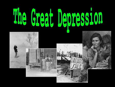 1. What caused the stock market to crash in 1929? More investors sold stocks than bought them, and prices fell sharply. 2. What happened during the Great.