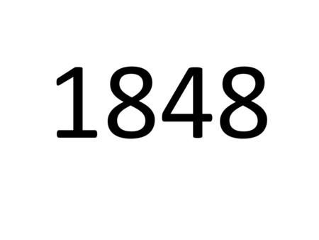 1848. Gold discovered at Sutter’s Mill, California; many Chinese immigrate to mine for gold 1848.