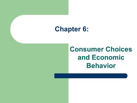 Consumer Choices and Economic Behavior