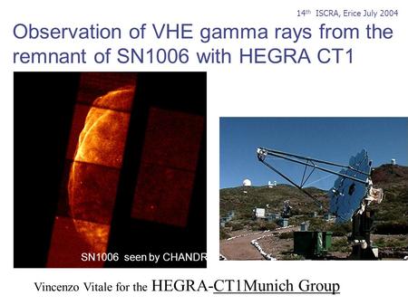 Outline Cosmic Rays and Super-Nova Remnants