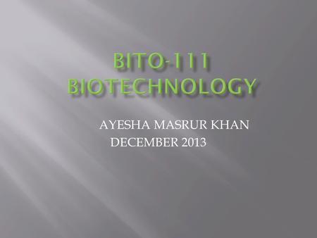 AYESHA MASRUR KHAN DECEMBER 2013. More on Restriction Enzymes 2 Restriction enzymes are Nucleases which can cleave the sugar-phosphate backbone of DNA,