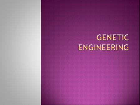  Also called restriction endonucleases  Proteins produced by bacteria as a defense against “foreign” DNA  Serve as bacteria’s “immune system”