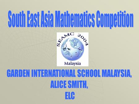 M C S E A Rules for Team Competition  Answer the question on the RED ANSWER SHEET THEN…  Hold up your TEAM NUMBER CARD so that order recorders.