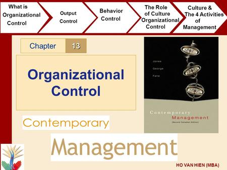 Organizational Control