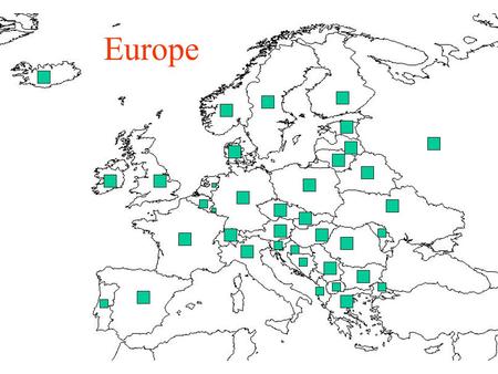 Europe. Albania AL Austria Belarus Belgium.