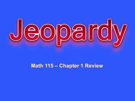 Symbols and Sets Fractions Exponents and Variables Add and Subtract Multiply and Divide 10 20 30 40 50.