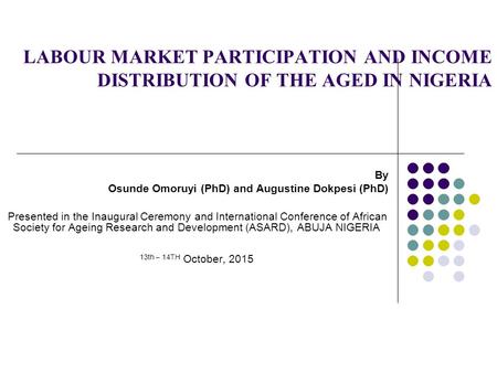 By Osunde Omoruyi (PhD) and Augustine Dokpesi (PhD)