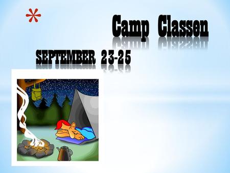 * Camp Classen is a campground run by YMCA. During the school year, they offer an outdoor school program. Students will hike trails and participate in.