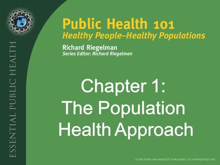 Introduction What do we mean by Public Health? How has the Approach to Public Health Changed over Time? What is Meant by Population Health? What are the.