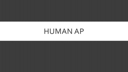 HUMAN AP. LEARNING OUTCOMES  Understanding Urban Land use Patterns.