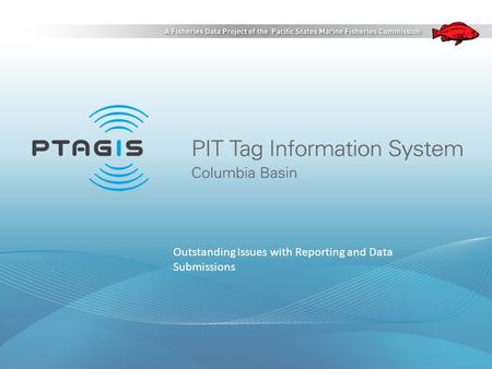 Outstanding Issues with Reporting and Data Submissions.