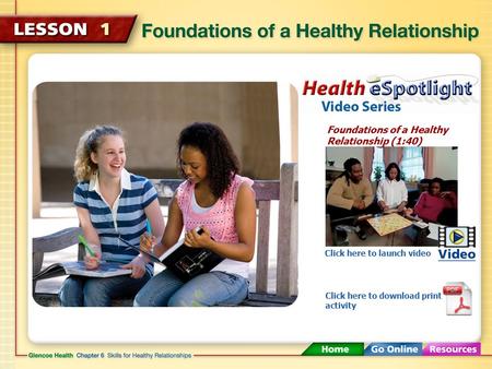 Foundations of a Healthy Relationship (1:40)