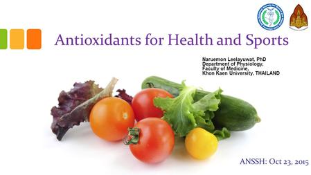 Antioxidants for Health and Sports