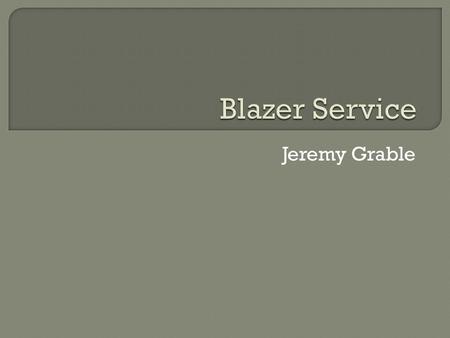 Jeremy Grable. “Service-learning involves students in community service activities and applies the experience to personal and academic development.” SERVICE.