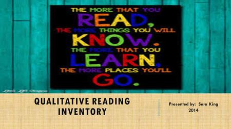 Qualitative Reading Inventory