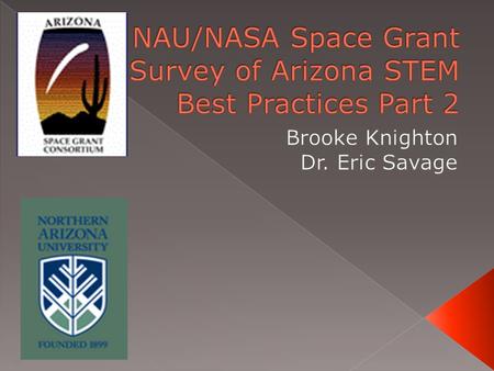  Consisted of 26 questions  Send to 436 educators across Arizona  Gained insight to Arizona STEM integration › Aligned with SFAz matrix and Massachusetts.