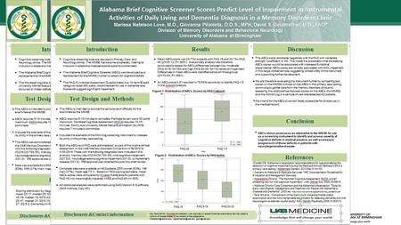 Alabama Brief Cognitive Screener (ABCs)