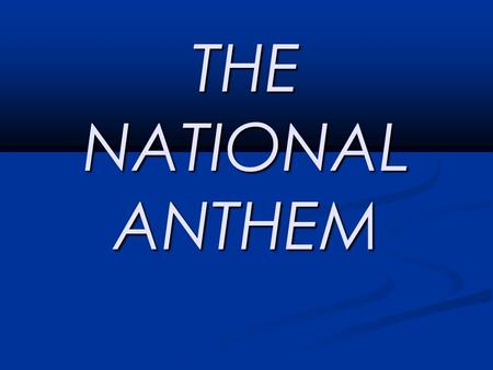 THE NATIONAL ANTHEM. Greece’s National Anthem Was written by Dionysios Solomos in May 1823 (Zakynthos). Was written by Dionysios Solomos in May 1823 (Zakynthos).