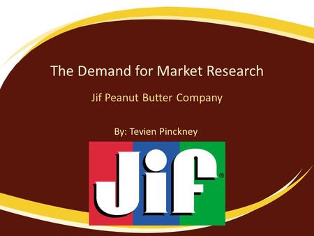 The Demand for Market Research