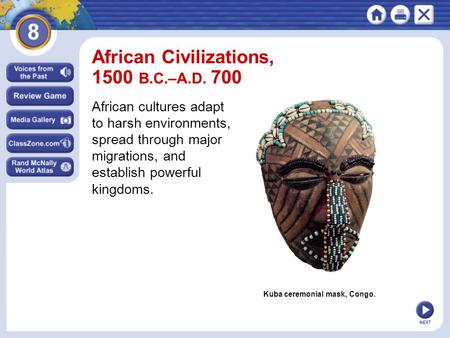 African Civilizations, 1500 B.C.–A.D. 700