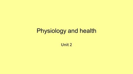 Physiology and health Unit 2. 1 Reproduction (a) (i)The structure and function of reproductive organs and gametes and their role in fertilisation. Gamete.